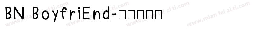 BN BoyfriEnd字体转换